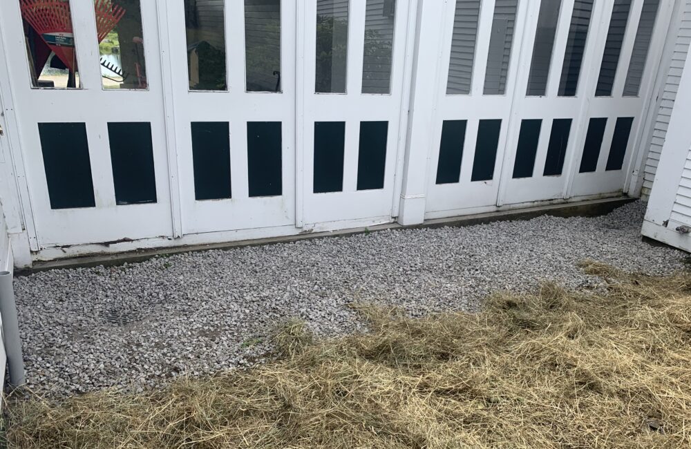 Drainage around house