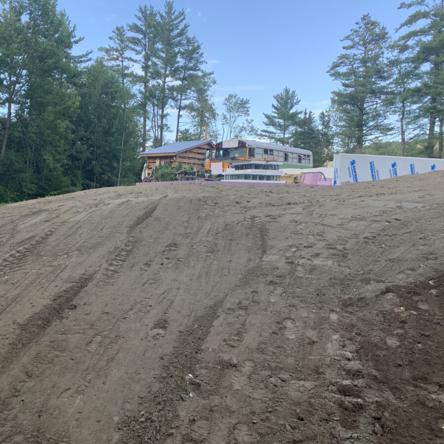 House site ready for building